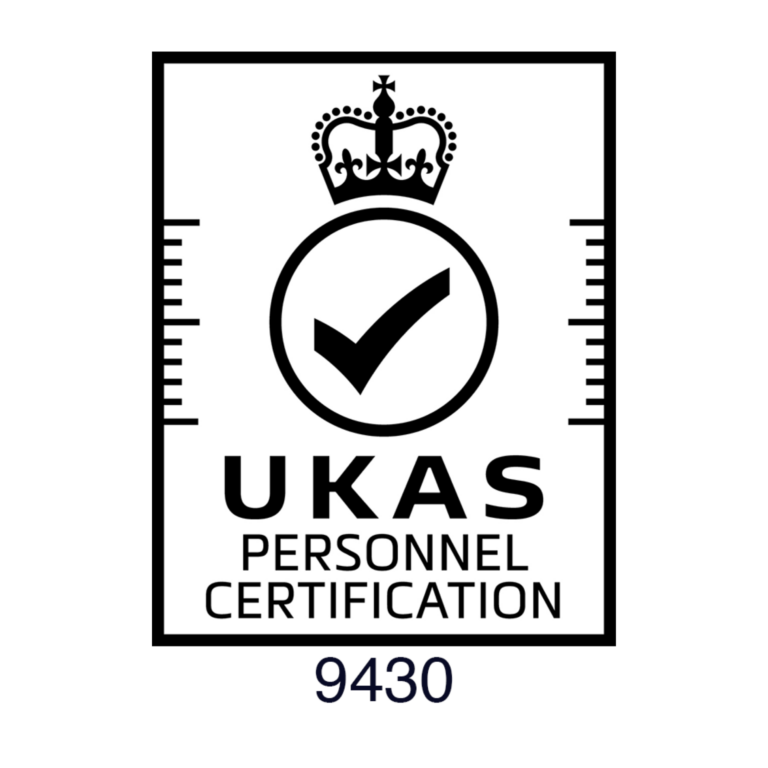 UKAS Personnel Certification 9430 Logo